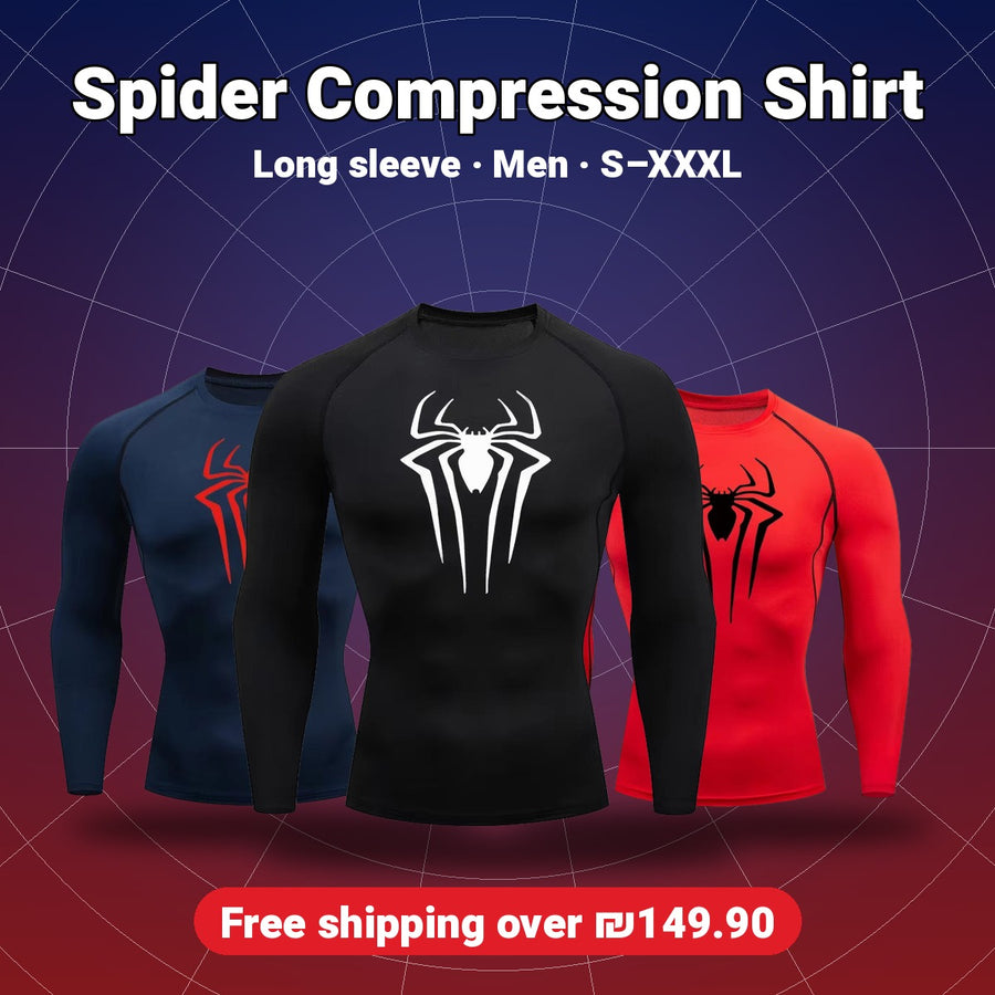 Spider Compression Shirt – Long Sleeve